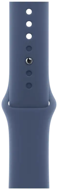 Apple Watch Series 10 GPS 46mm hopeinen alumiinikotelo, Denim Sport ranneke - M/L - MWWM3QN/A - 3