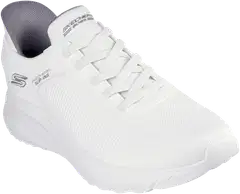 Skechers miesten Slip-Ins loafer Bobs Sport Squad Chaos Solid Step White - WHITE - 1