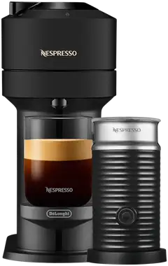 Nespresso Vertuo Next ENV120.BMAE kapselikeitin + Aeroccino maidonvaahdotin, De'Longhi ENV120.BMAE - 1