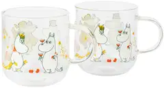 Moomin Arabia Muumi juomalasi  Lahjana Rakkaus 30cl  2kpl - 1