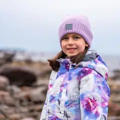 HC Outwear lasten vedenpitävä toppahaalari Kia - Dark Purple - 4