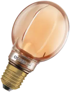 Osram LED-sisustuslamppu Globe80 4W 1800K E27 Gold O-filamentti - 1