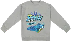 Hot Wheels lasten collegepaita A9-0069 - Grey Marl - 1