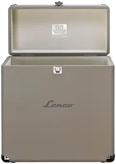 Lenco TTA-302 vinyylilevykotelo 30 levylle taupe - 1