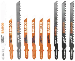 Bahco pistosahanteräsrjapuu ja  metalli 10 kpl91-mixed-10p - 2