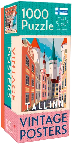 Tactic palapeli Vintage Posters Tallinna 1000 palaa - 1