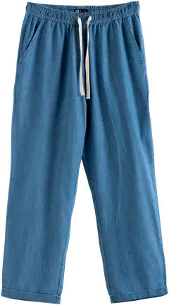 TEX naisten denim-kangashousut I274629 - NAVY - 2