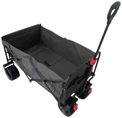 Fornorth puutarhakärry 115x61x105cm 100kg, musta - 9