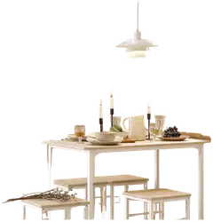 SoBuy baaripöytäsetti vaalea tammi OGT11-WN - 4