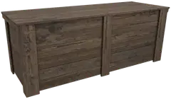 Piha-arkku, tumman harmaa 57x61x160cm - 1