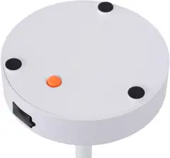 Heat Terde ladattava pöytävalaisin 39 cm  ulos valkoinen  USB lataus 3-portainen himmennys kosketuskytkin - 3
