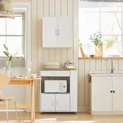 SoBuy seinäkaappi valkoinen FRG231-W - 2