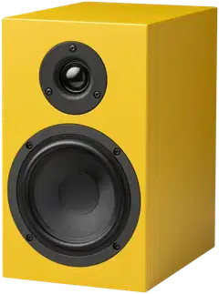 Pro-Ject Jalusta/Hyllykaiuttimet Speaker Box 5 S2 pähkinä - keltainen satiini - 1