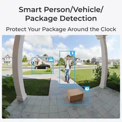 Reolink Video-ovikello (akku) Smart 2K Wi-Fi Valkoinen - 4