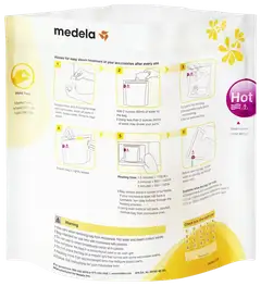 Medela QuickClean sterilointipussit miktoaaltouuniin - 3