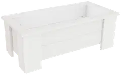 Miljöörakennus kukkalaatikko suorakaide valkoinen 25 x 70 x 32 cm - 1