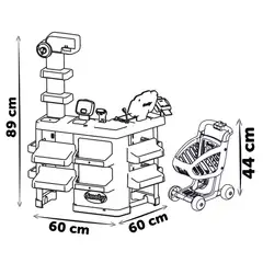 Smoby Supermarket hauskoihin kauppaleikkeihin - 6