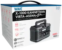 Wave X-1000 Kannettava virta-asema 933Wh / 1000W, Musta/Tummanvihreä - 4