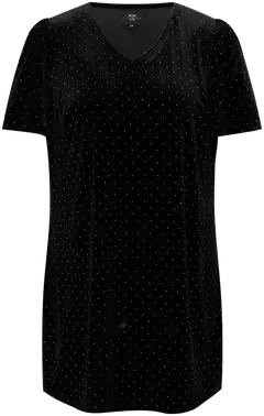 Now Curvy kimaltava samettimekko, D-mitoitus - Black - 1