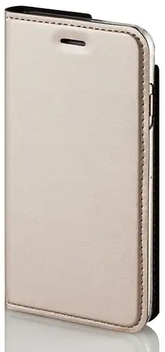 Wave Book Case, Apple iPhone 8 / 7 / 6S / 6, Kulta - 1