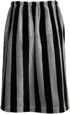 Ratia miesten kietaisupyyhe Raita velour 70x150 cm musta/harmaa - 2