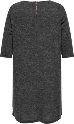 ONLY CARMAKOMA naisten trikoomekko Carmartha - dark grey melange - 2