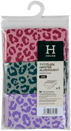 House lasten hipsterit 230H322505 3-pack - Multicolor - 6