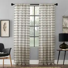 Ihanin verhotanko Matilda mattamusta 160-310cm 25/28mm - 3