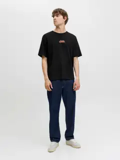 JJ Rebel miesten t-paita JREBJIM - BLACK - 6