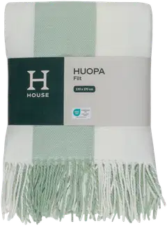 House huopa Stripe 130x170 cm vihreä/valkoinen - 2