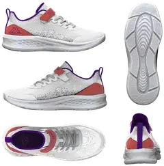 Kappa lasten juoksukengät Logo Postie EV Kid 341Y8RW - white-pink peach - 2