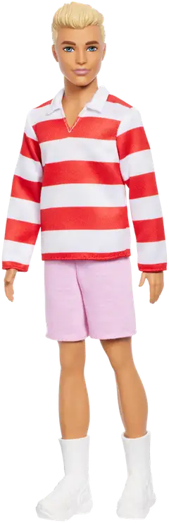 Barbie Ken Fashionista Raidallisessa Paidassa - 1