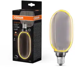 OSRAM LED-sisustuslamppu Vintage 1906 Globe 100mm 4W 110lm 1800K E27 O-filamentti savunharmaa lasi - 3