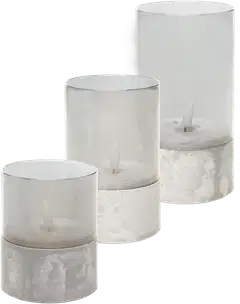 House LED-lasikynttiläsetti Kallio 3 osaa - 2