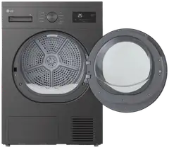 LG kuivausrumpu RHA1008NDK, 8kg, tumma harmaa - 4