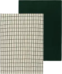 House keittiöpyyhkeet Elonkorjuu 50 x 70 cm vihreä 2 kpl PatternLab - 1