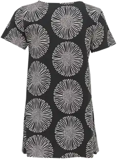 RATIA® N.trikoo T-paita Pouta Kesäkukka - MUSTA - 2