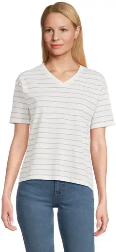 House naisten t-paita CYCLO® Boxy-V - BEIGE - 1