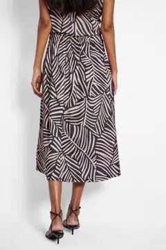 Zabaione naisten hame De44sy - P palm black nature - 4