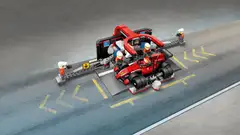 LEGO® City F1®-varikkopysähdys ja varikkomiehistö sekä Ferrari-auto 60443 - 8