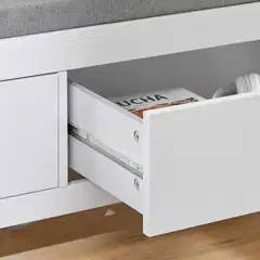 SoBuy kenkäpenkki valkoinen FSR74-W - 5