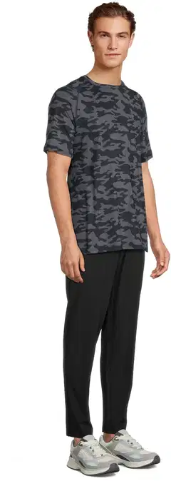 Starter miesten lyhythihainen treenipaita Camo YSMT5077 - BLACK - 4