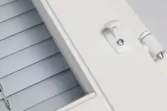 Ihanin sälekaihtimen knaapi valkoinen 4kpl - 1