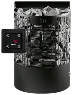 Mondex sähkökiuas Teno E2W 6,6 kW musta, sisältää WiFi - 1