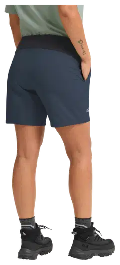 Jack Wolfskin naisten shortsit Prelight Pulse - Midnight Sky - 4