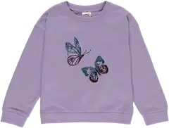 Ciraf lasten pitkä collegepaita Paljetti 25TC263308 - Purple Rose - 1