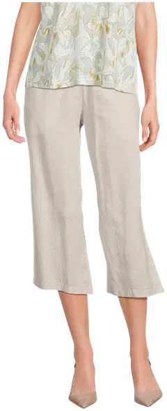 London Fog naisten culottes-housut pellavasekoitetta 222L261708 - irish cream - 1