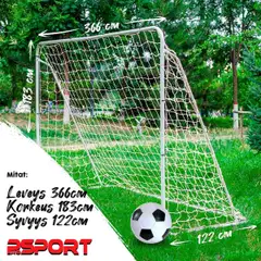 2 x ProSport jalkapallomaali official 366 x 183 cm - 3