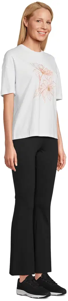 House naisten flare leg trikoohousut Betsy - Black - 4