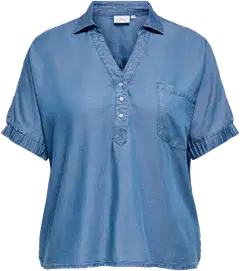 Only Carmakoma naisten paita Carcharis - Medium Blue Denim - 1